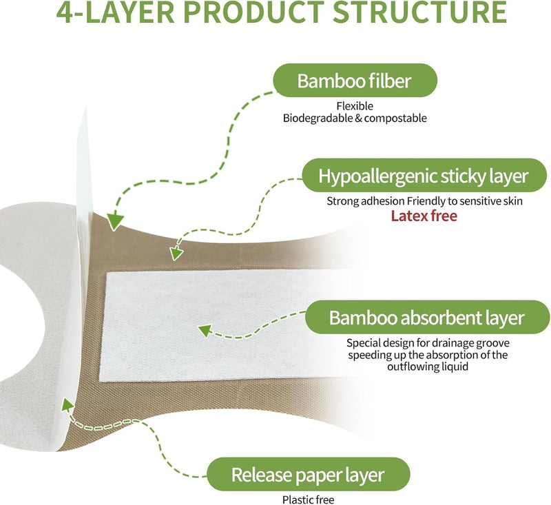 Ecofrenzy Bamboo Bandages 140 Count - Image 3