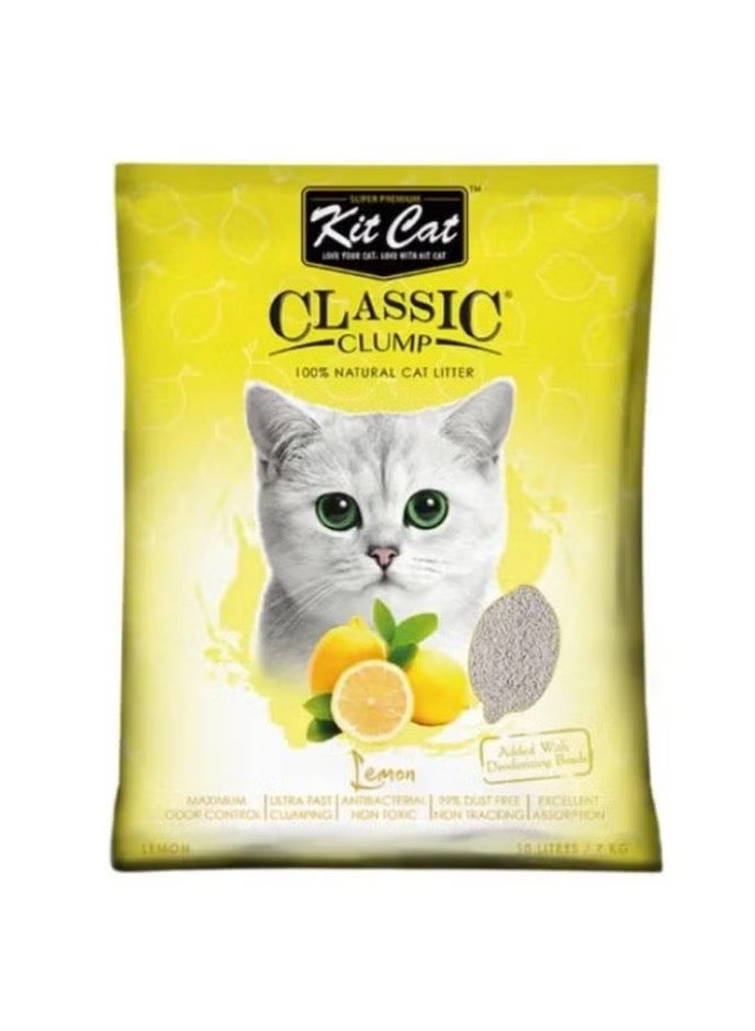 Kit Cat Cat Classic Sand Cats with Lemon Scent 10L