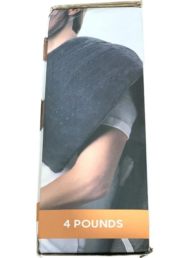 وسادة التدفئة والتدليك الموزونة - مفرش حراري لتهدئة العضلات والاسترخاء - 9 أوضاع تدليك ومستويات حرارة قابلة للتعديل - راحة علاجية بوزن مثالي - Image 3