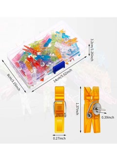 Y&D 50-Piece Pushpin Clips Corkboard Plastic Pushpins Mini Photo Decorative Pins Paper Bulletin Board  - Image 2