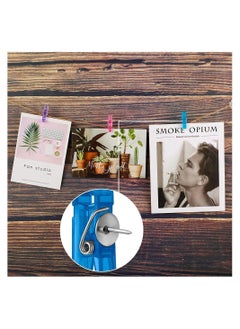 Y&D 50-Piece Pushpin Clips Corkboard Plastic Pushpins Mini Photo Decorative Pins Paper Bulletin Board  - Image 4