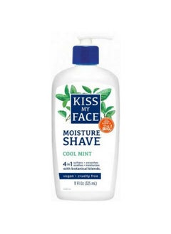 Kiss My face 4-In-1 Moisture Shave, Cool Mint 11 Oz ( Pack Of 6) 