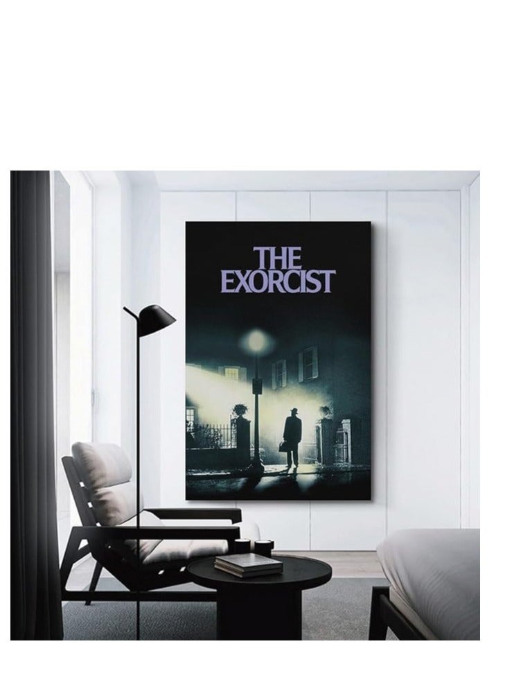 Today Idea The Exorcist Classic Horror Movie Poster Modern Home Bedroom Wall Poster Decorative Painting Canvas Wall Art Living Room Poster Bedroom PaintingUnframe-style 12x18inch(30x45cm) - Image 3