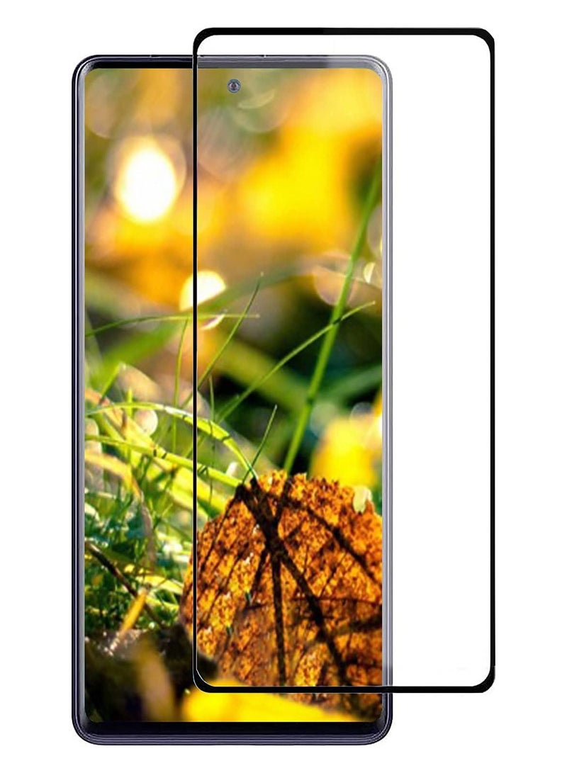 Full Coverage Tempered Glass Screen Protector Compatible with Xiaomi Poco X3, X3 Pro - Xiaomi Poco X3 GT Compatible with Xiaomi Redmi Note 10 Pro - Black Frame  - Image 5