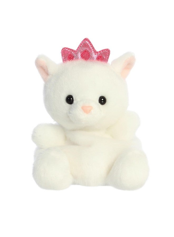Aurora® Adorable Palm Pals™ Priscilla Princess Kitty™ Stuffed Animal - Fun Collectible Plush for Kids and Adult Collectors - Perfect for Decorating Rooms and Birthday Gifts - White 5 Inches - Image 2