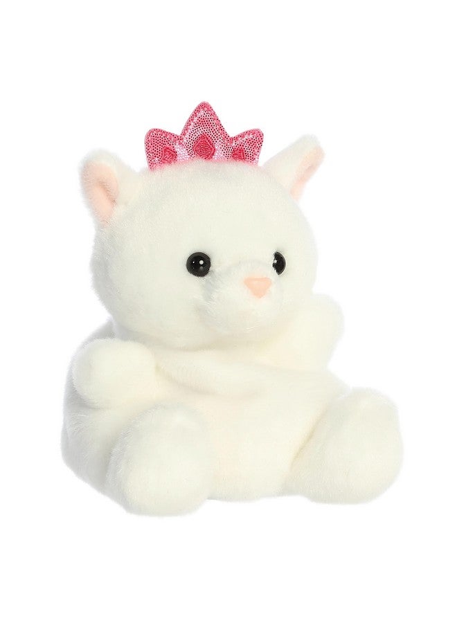Aurora® Adorable Palm Pals™ Priscilla Princess Kitty™ Stuffed Animal - Fun Collectible Plush for Kids and Adult Collectors - Perfect for Decorating Rooms and Birthday Gifts - White 5 Inches - Image 1