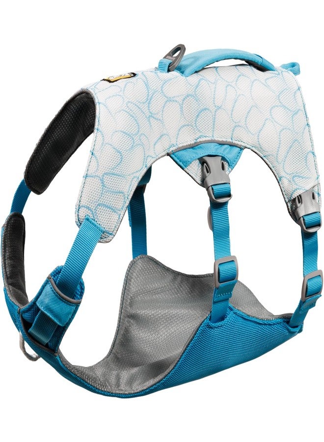 Ruffwear, Swamp Cooler Dog Harness, Lightweight with Evaporative Cooling for Hot Weather, Biolumin Blue, Small - Image 1