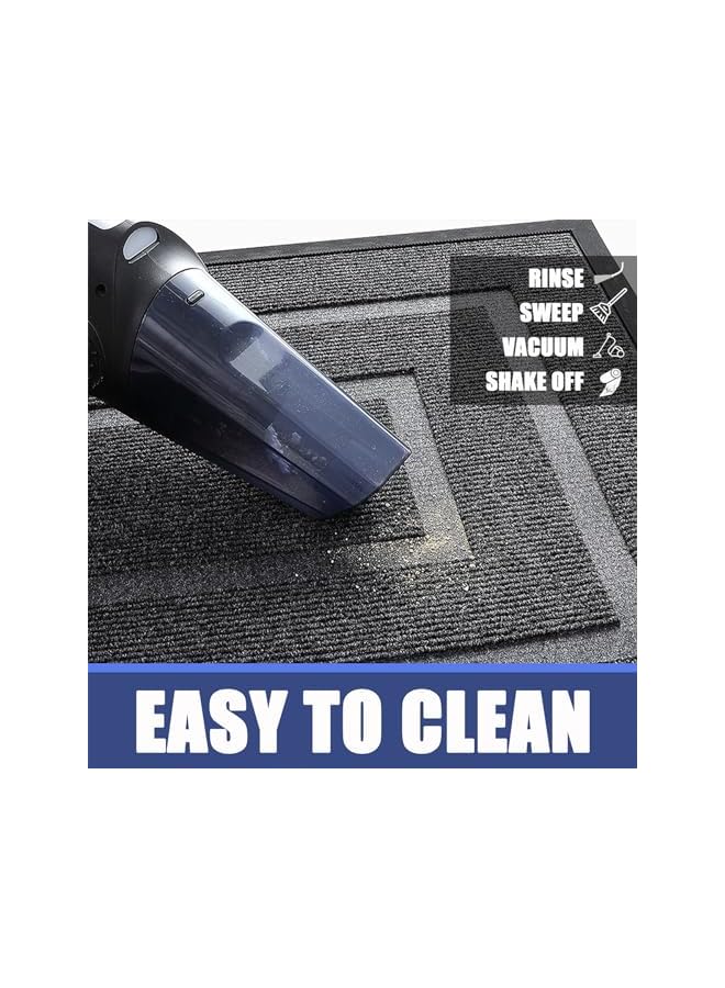 The Bros Super absorbent and moisture-proof door mat, [75 * 45CM] indoor and outdoor door mat, home welcome mat, rubber welcome door mat, suitable for your home entrance, courtyard, office entrance (Style 1) - Image 3