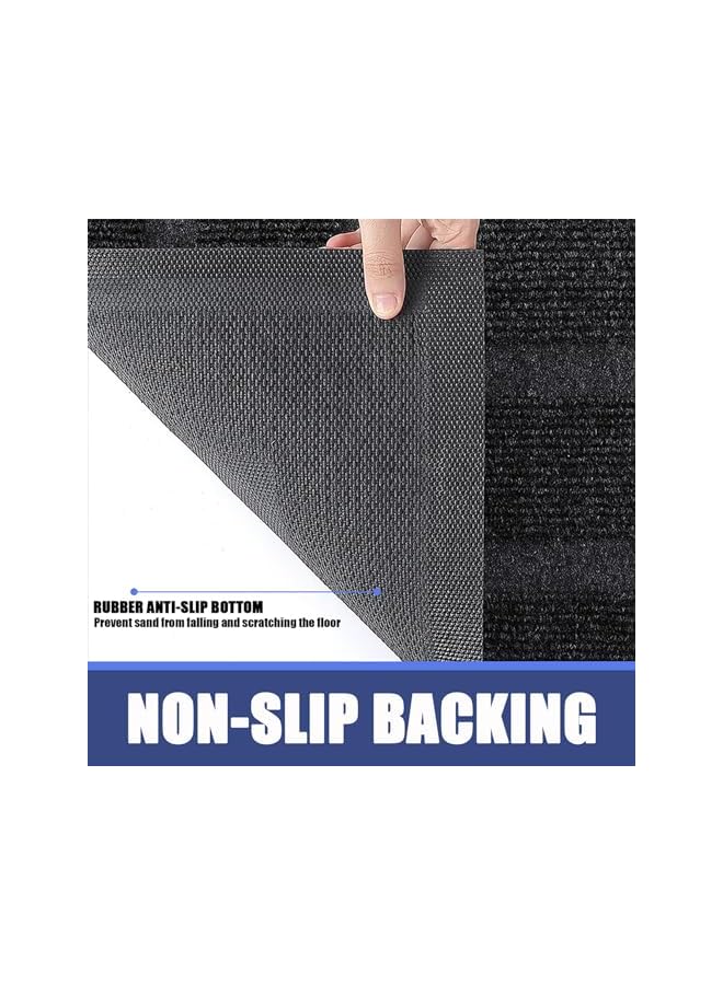 The Bros Super absorbent and moisture-proof door mat, [75 * 45CM] indoor and outdoor door mat, home welcome mat, rubber welcome door mat, suitable for your home entrance, courtyard, office entrance (Style 1) - Image 4