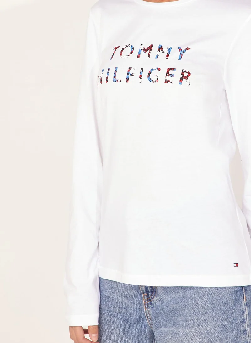 TOMMY HILFIGER Serena Logo Crew Neck T-Shirt