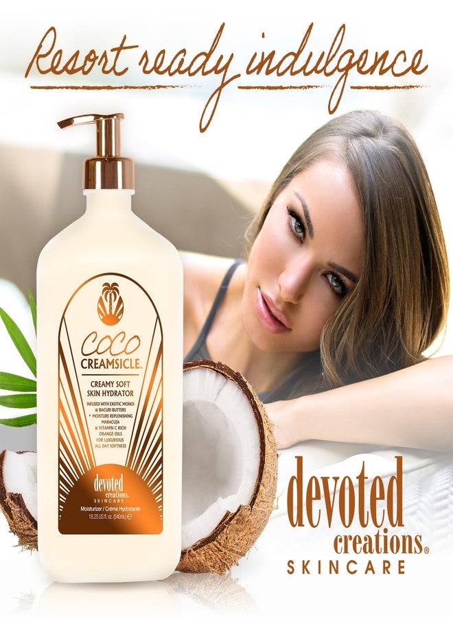 Devoted Creations Coco Creamsicle - Ultra Hydrating Creamy Soft Skin Hydrator Luxurious Whipped Body Moisturizer - Image 3