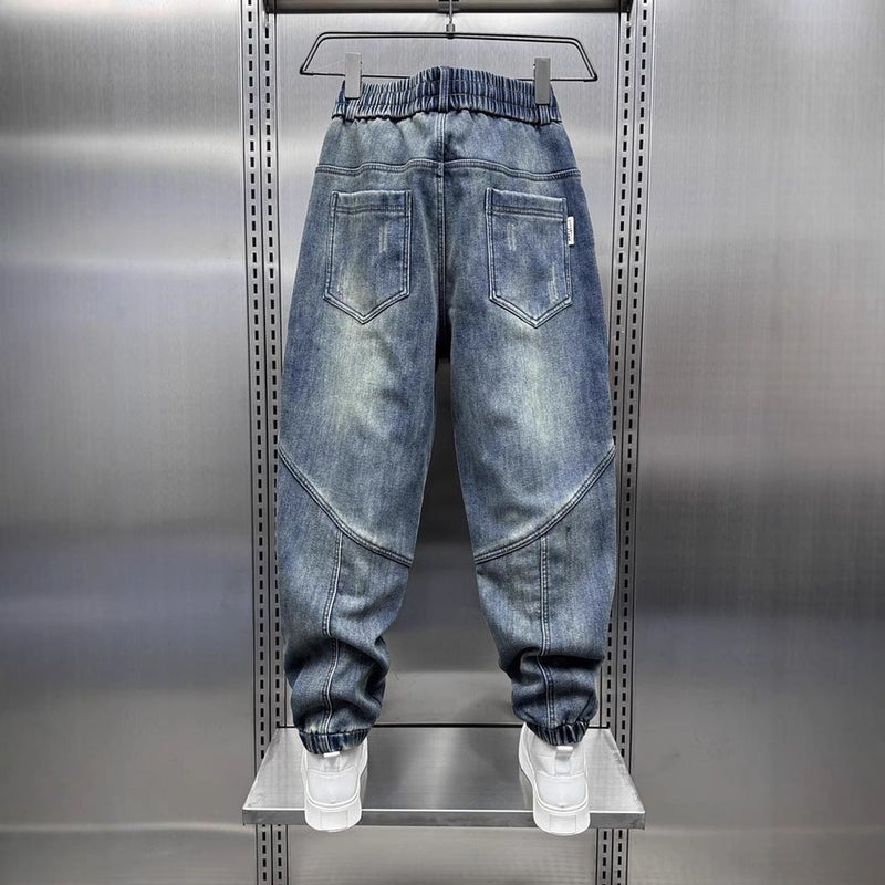 Unisex Classic Denim Jeans Loose Fit Daily Outdoor Wear - Image 4
