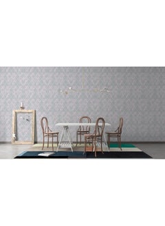 Home Gallery Classic Abstract Stylish Geometric Fabric Wallpaper Covers An Area ​​Up To 4.2Mx3M With Adhesive  And Smoothing Tool  - Image 2