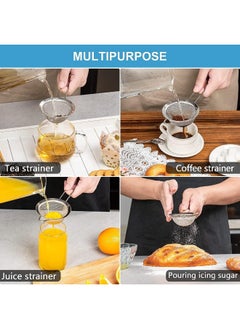 BLACKSTONE Minex Mesh Strainer Tea Strainers for Loose Tea, Coffee Strainer, Food Strainer, Juice Strainer 7.5cm  - Image 3