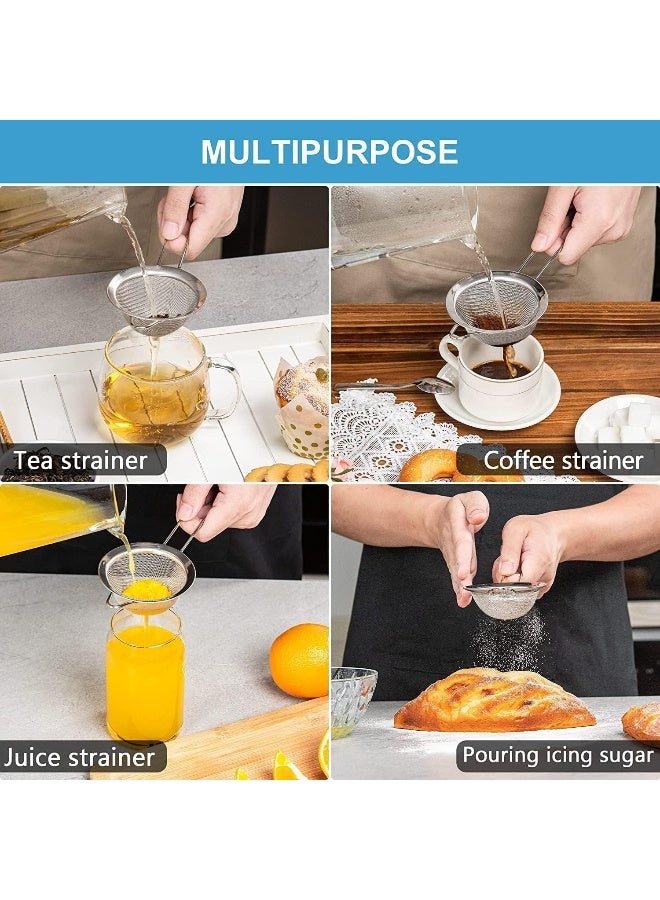 BLACKSTONE Minex Mesh Strainer Tea Strainers for Loose Tea, Coffee Strainer, Food Strainer, Juice Strainer 7.5cm - Image 3