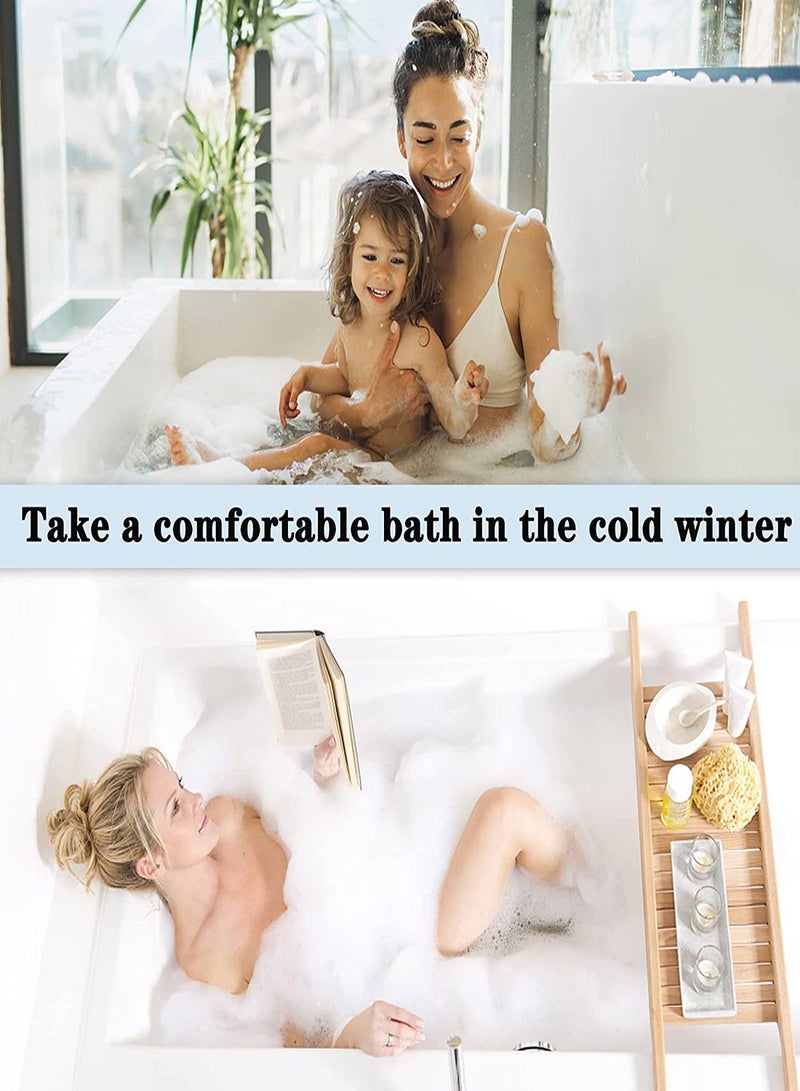 Immersion Water Heater, for Bathtub/Hot Tub/Inflatable Pool, Submersible Bucket Heater with Temperature Controller and 304 Stainless Steel Guard, Rapid-Heat 5 Gallons Water in Minutes 2500W - Image 3