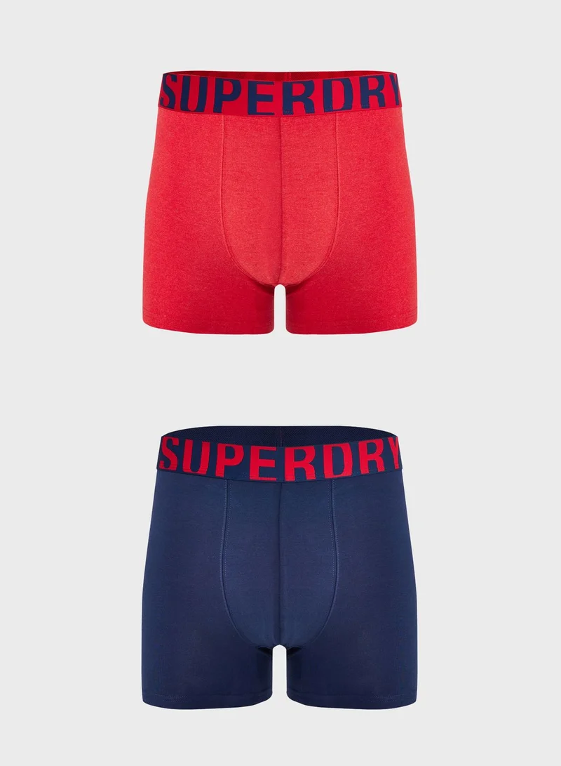 Superdry 2 Pack Essential Boxer