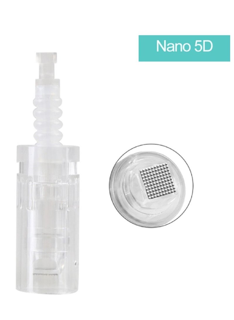 hydra - 10Pcs Derma Pen Needle Cartridges Bayonet Slot Microneedle Pen Replacement Needle for Dr.pen MYM/ N2 / M5 /M7/ E30/ A10( 5D Nano) - Image 1