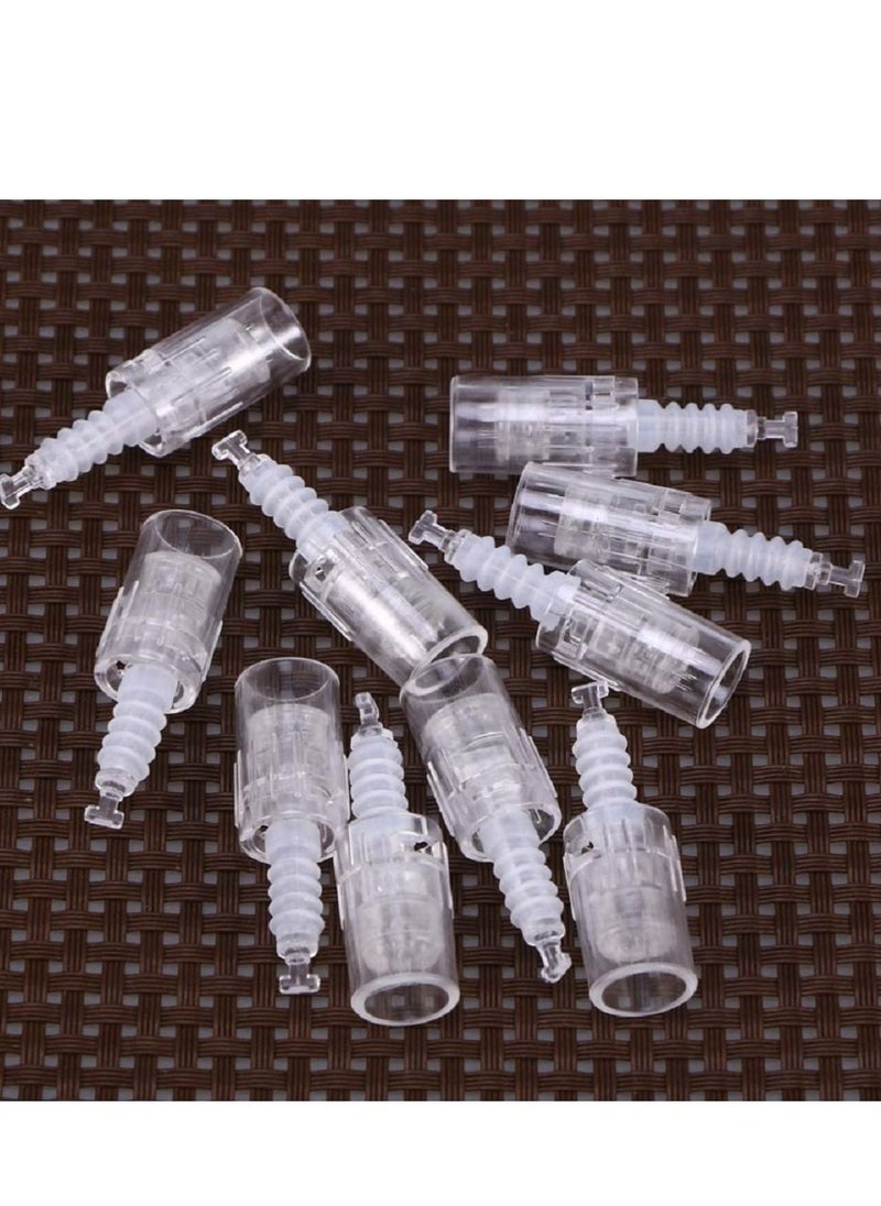 hydra - 10Pcs Derma Pen Needle Cartridges Bayonet Slot Microneedle Pen Replacement Needle for Dr.pen MYM/ N2 / M5 /M7/ E30/ A10( 5D Nano) - Image 1