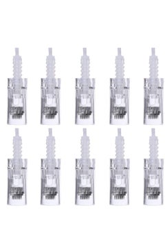 10Pcs Derma Pen Needle Cartridges Bayonet Slot Microneedle Pen Replacement Needle for Dr.pen MYM/ N2 / M5 /M7/ E30/ A10( 5D Nano)