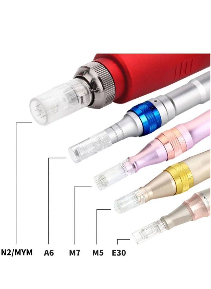 hydra - 10Pcs Derma Pen Needle Cartridges Bayonet Slot Microneedle Pen Replacement Needle for Dr.pen MYM/ N2 / M5 /M7/ E30/ A10( 5D Nano) - Image 1
