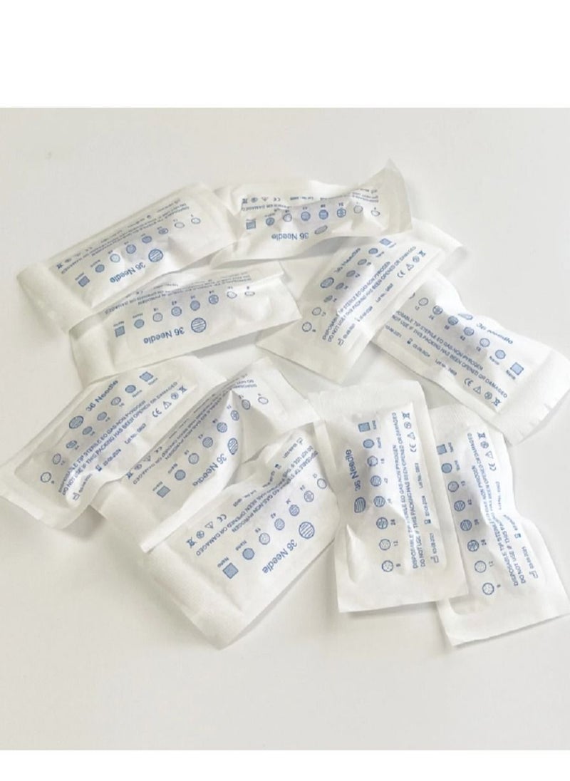 hydra - 10Pcs Derma Pen Needle Cartridges Bayonet Slot Microneedle Pen Replacement Needle for Dr.pen MYM/ N2 / M5 /M7/ E30/ A10( 5D Nano) - Image 1