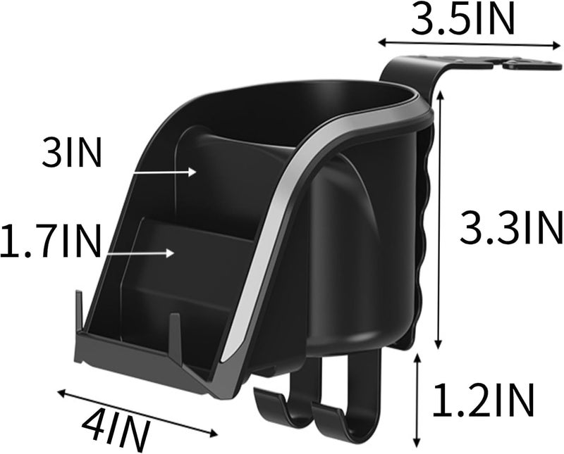 Car Backseat Organizer with Cup Holder and Phone Holder - Image 5