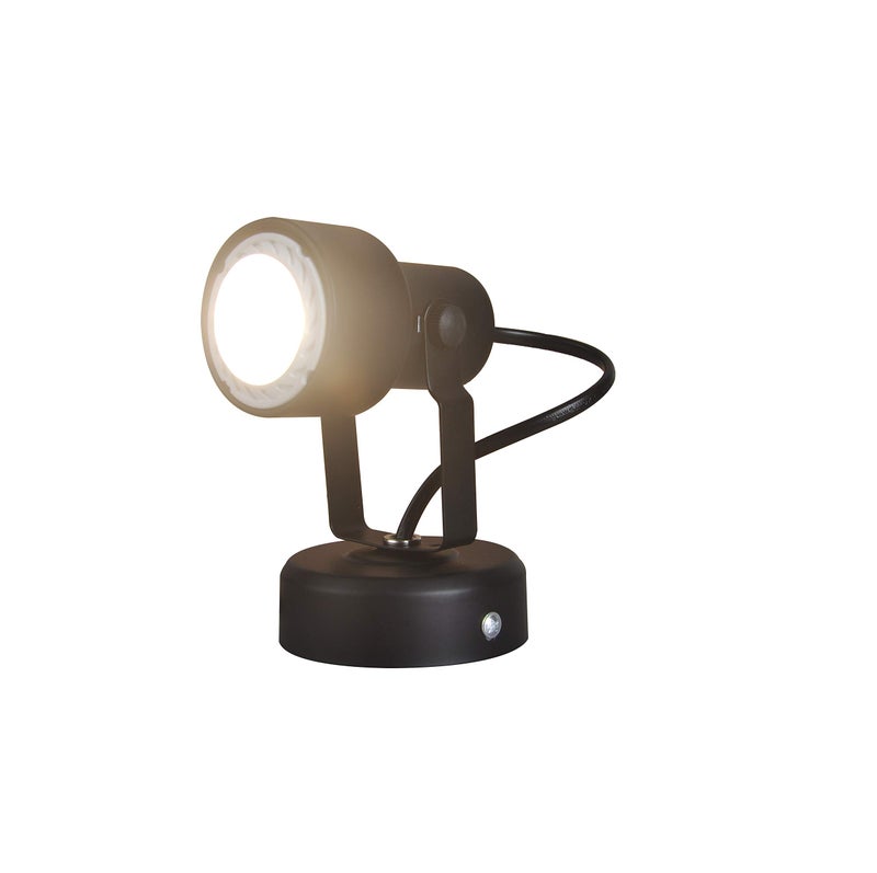 KING SHA LED Spotlight Uplighting Accent Lamp with Dimmer and Timer, 5W (50W Halogen Light Equiv.) MR16 GU10 Bulb Warm White CRI90, Plug in Can uplight Indoor,Office Booth Lighting
