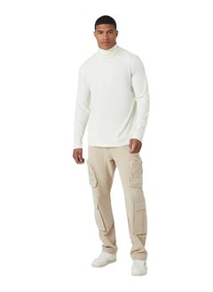 Turtleneck Long-Sleeve Top