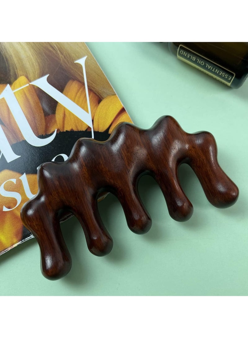 general Wooden Massage Comb, Suitable for Head Scalp, Face, Body Massage Natural Sandalwood Massager Shiatsu Tools Ladies Men Gifts - Image 3