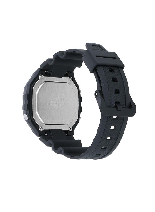 Casio W‑218H‑1BVDF Digital Men’s Watch, Black Resin Strap, 50m Water Resistance, 7‑Year Battery - Image 3