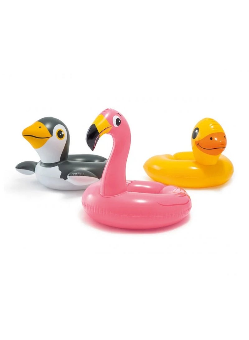 INTEX Animal Inflatable Split Swim Rings Assortment