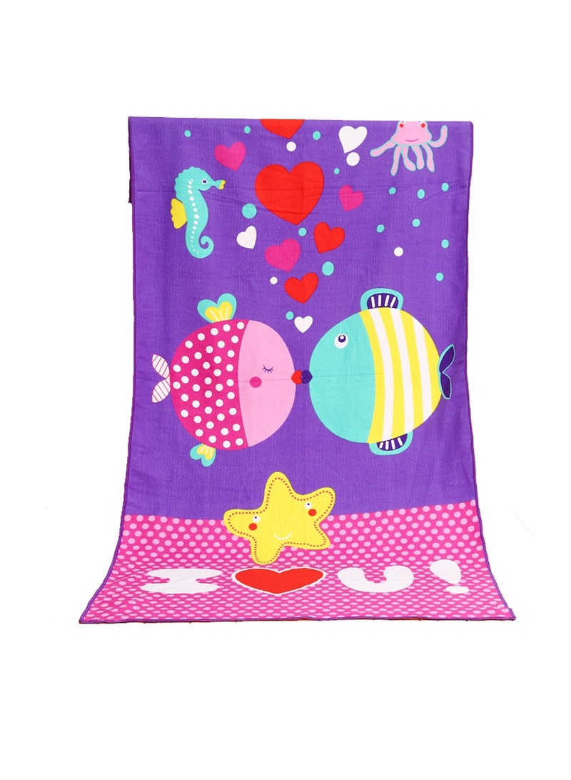 Star Babies Beach towel - 70cm x 150cm - Lavender - Image 1