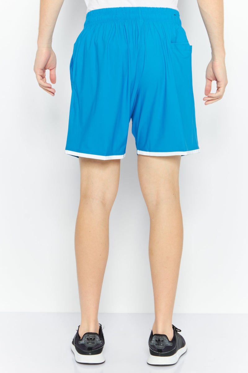 BOLA Best Of Luck Always Men Sportswear Fit Brand Logo Training Shorts, Blue  - Image 4