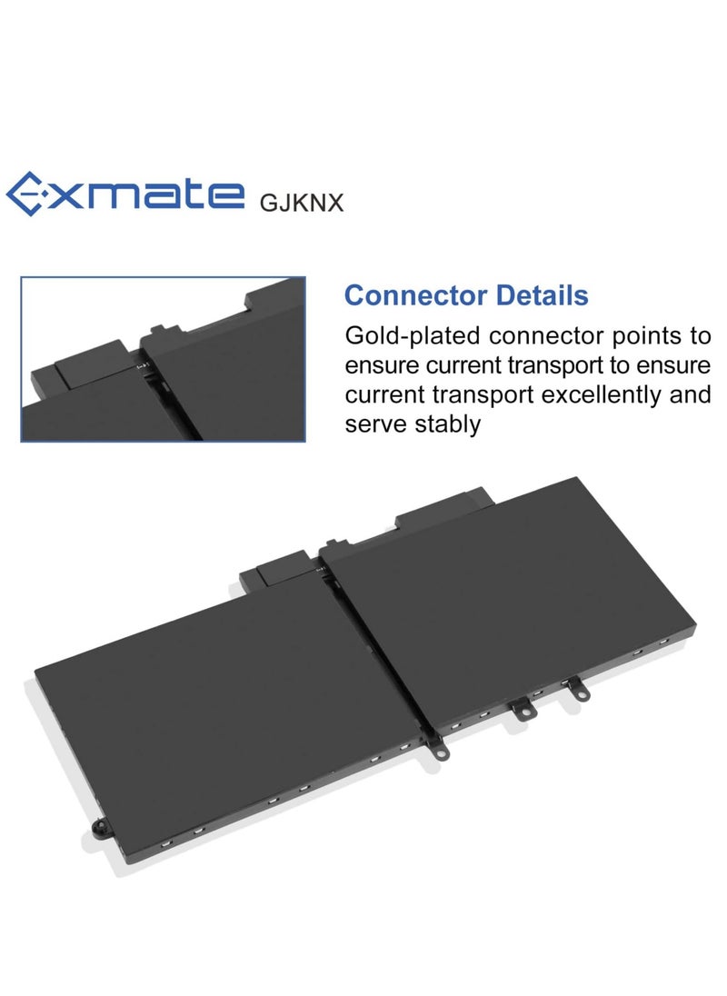 Generic GJKNX GD1JP 0GD1JP 68Wh Laptop Battery for Dell Precision 15 3520, Dell Latitude 5280 5480 5580 5490 5590, 11.4V, Lithium  - Image 4