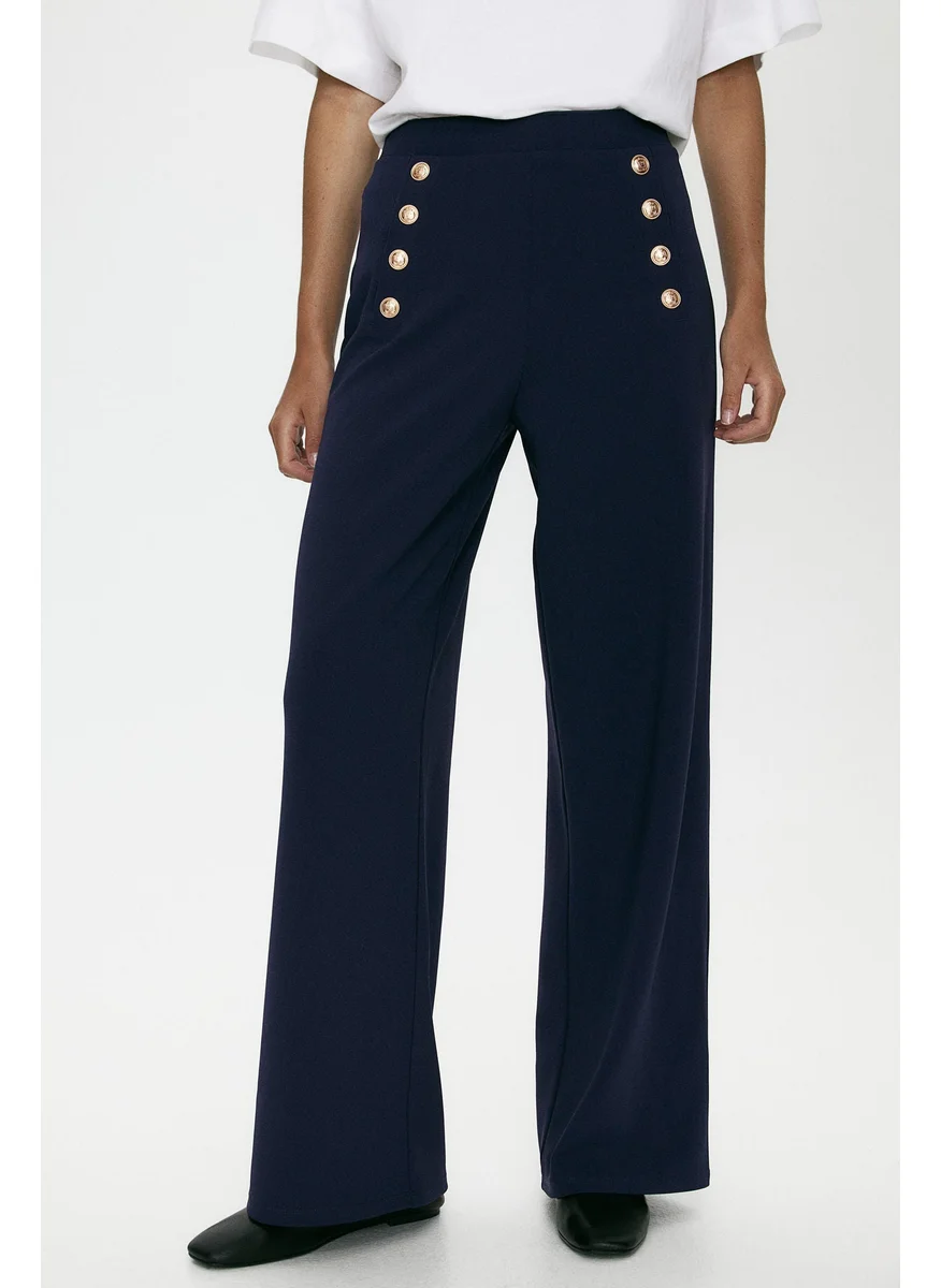 H&M Button-Front Trousers