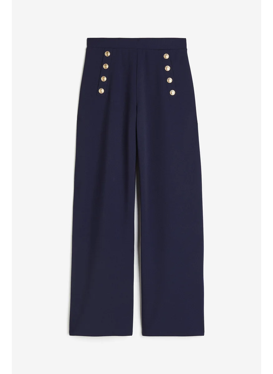 H&M Button-Front Trousers