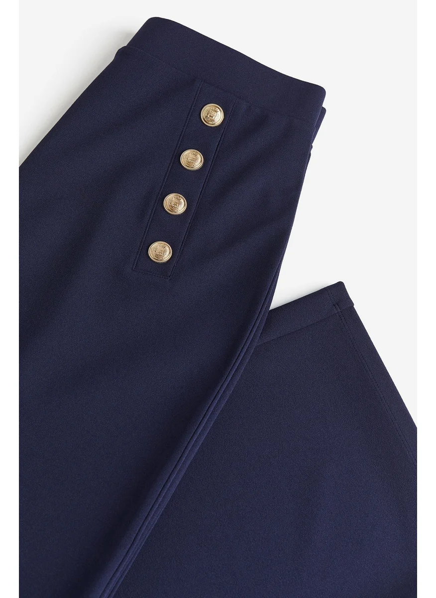 اتش اند ام Button-Front Trousers