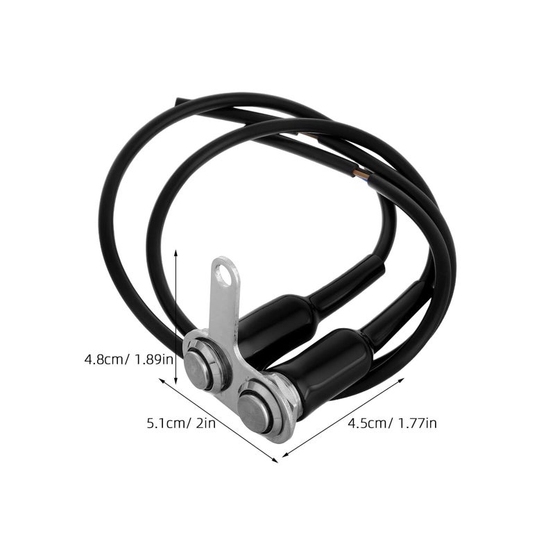Motorcycle Handlebar LED Light Switch With Metal Bracket Waterproof Start Kill Button - Image 3
