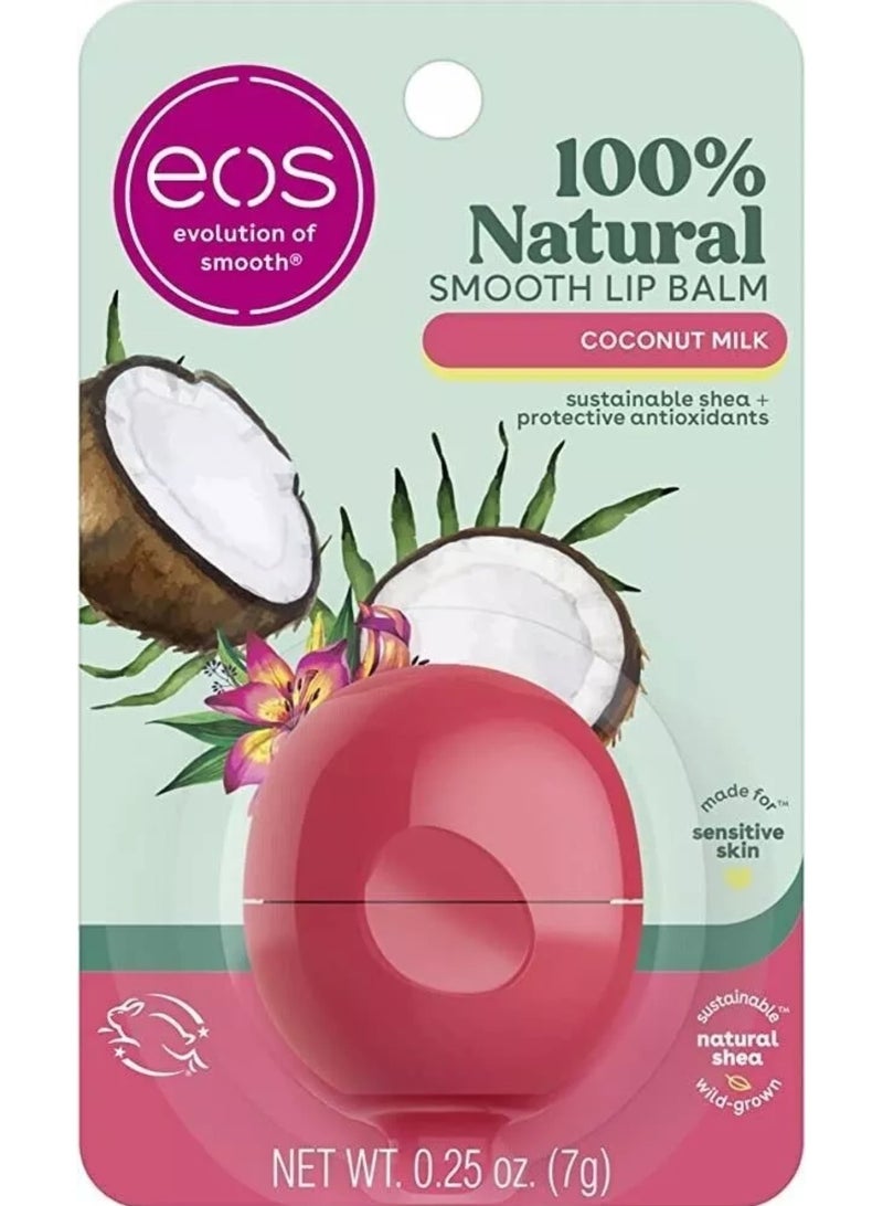 إي أو اس مرطب الشفاه إي أو إس بحليب جوز الهند 7 جرام - Image 1