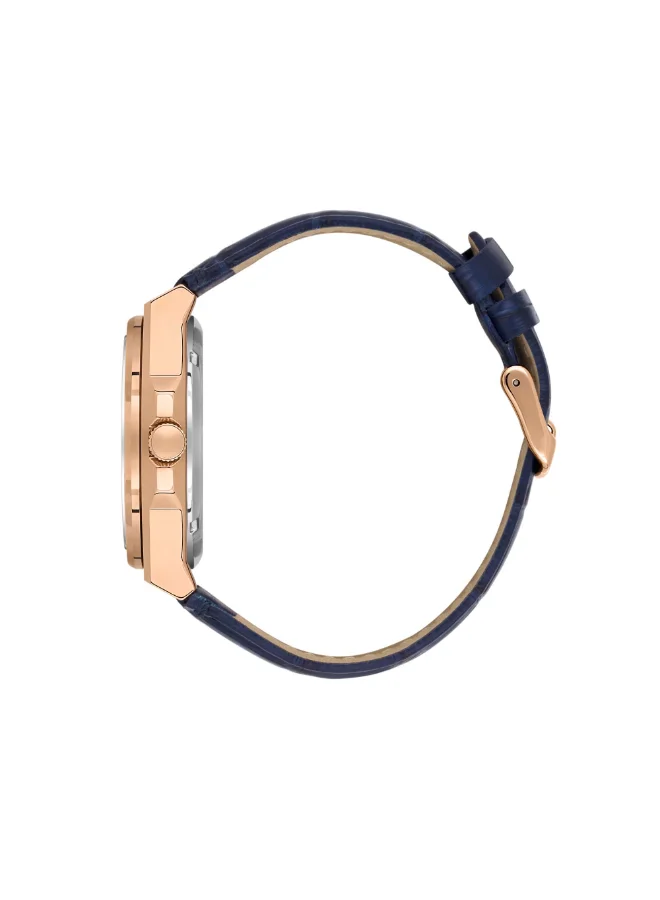 لي كوبر ساعة جلد أوتوماتيكية رجالية . -  مم