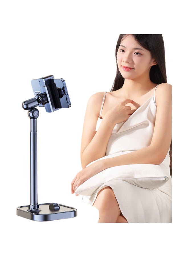 samtogo Shuotu Phone Stand, Tablet Ipad Desktop Stand, Adjustable Extendable Overhead Shooting Lazy Stand, 360° Rotating Multifunctional Selfie Gadget, Tv Binge-Watching Tiktok Support Pole, Solid Base - Image 3
