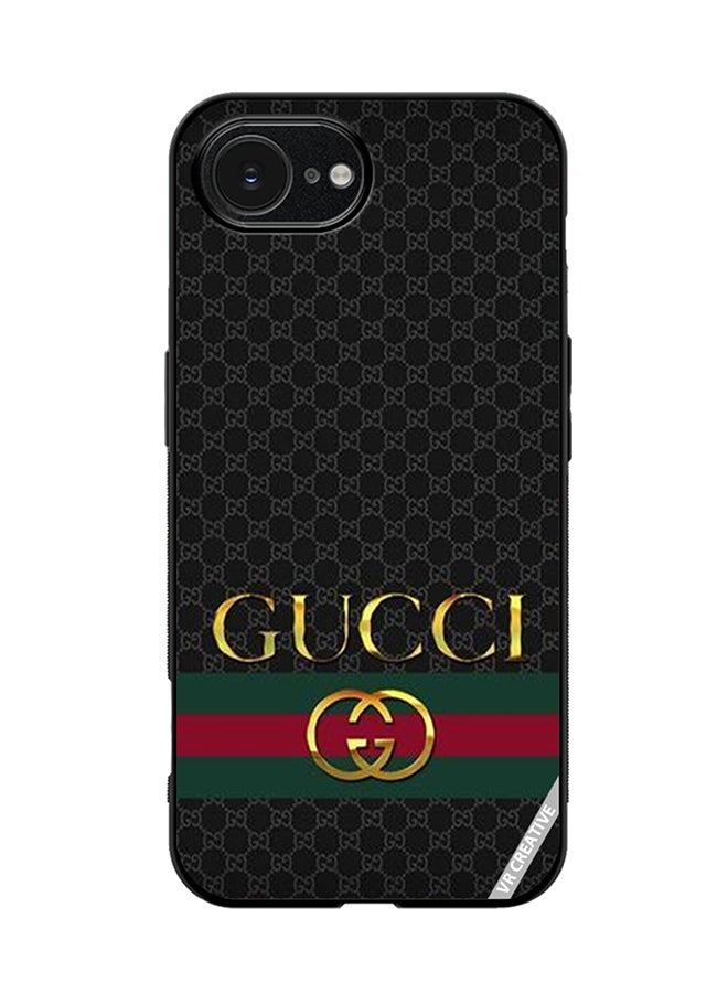 Protective Case Cover For Apple iPhone 16e Gucci Design Multicolour