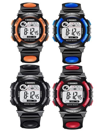 Blue/Orange/Black/Red