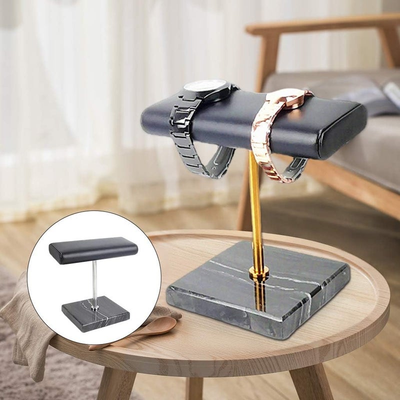 klarako Marble Base Watch Organizer Watch Display Stand for Vanity Top Earring Necklace - Image 4