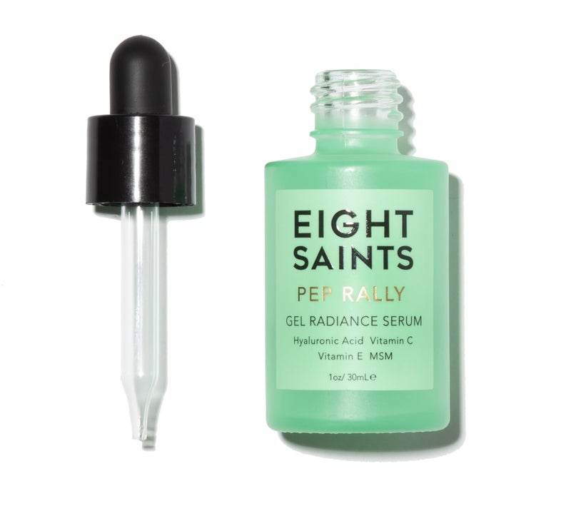 Eight Saints Skincare Pure Hyaluronic Acid Serum for Face Plumping Natural and Organic Vitamin C Face Serum with Vitamin E for Fine Lines Reduces Wrinkles Firming Hydrating AntiAging 1 Oz