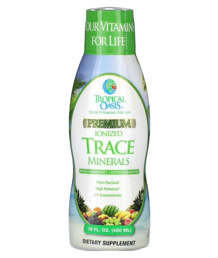 Tropical Oasis Premium Ionized Trace Minerals 16 fl oz (480 ml)