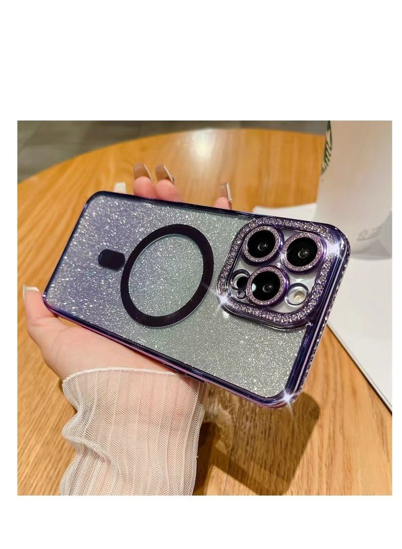 غلاف هاتف iPhone 16 سلسلة، غطاء شفاف مغناطيسي مع حماية عسكرية لـ iPhone 16/16 Pro/16 Plus/16 Pro Max - Image 4