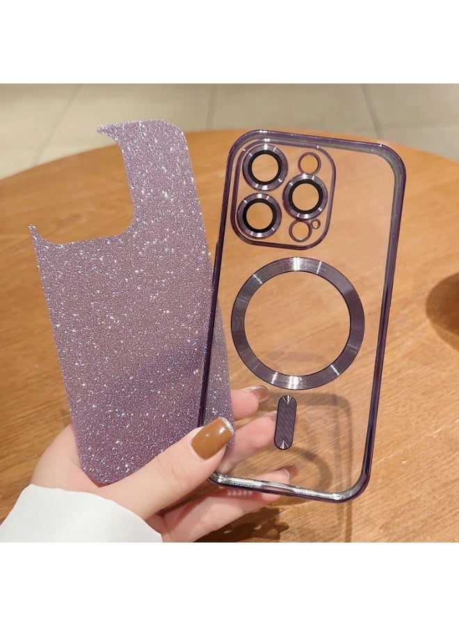 غلاف هاتف iPhone 16 سلسلة، غطاء شفاف مغناطيسي مع حماية عسكرية لـ iPhone 16/16 Pro/16 Plus/16 Pro Max - Image 5