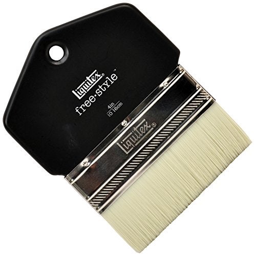 Liquitex - 1301004 Professional Freestyle Large Scale Brush, Paddle 4-inch, White - Image 1